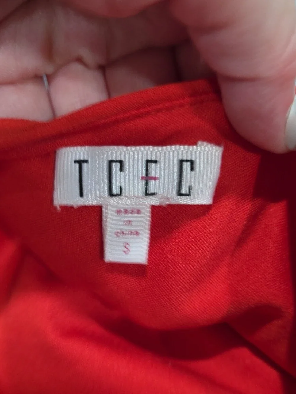 TCEC‎ Red Orange Ruffle SleeveRomper